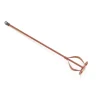 Toolland Universele Verfmixer, 80 X 400 Mm, Geplastificeerd Staal 40 Cm, Rood, Met Kunststof Bekleed