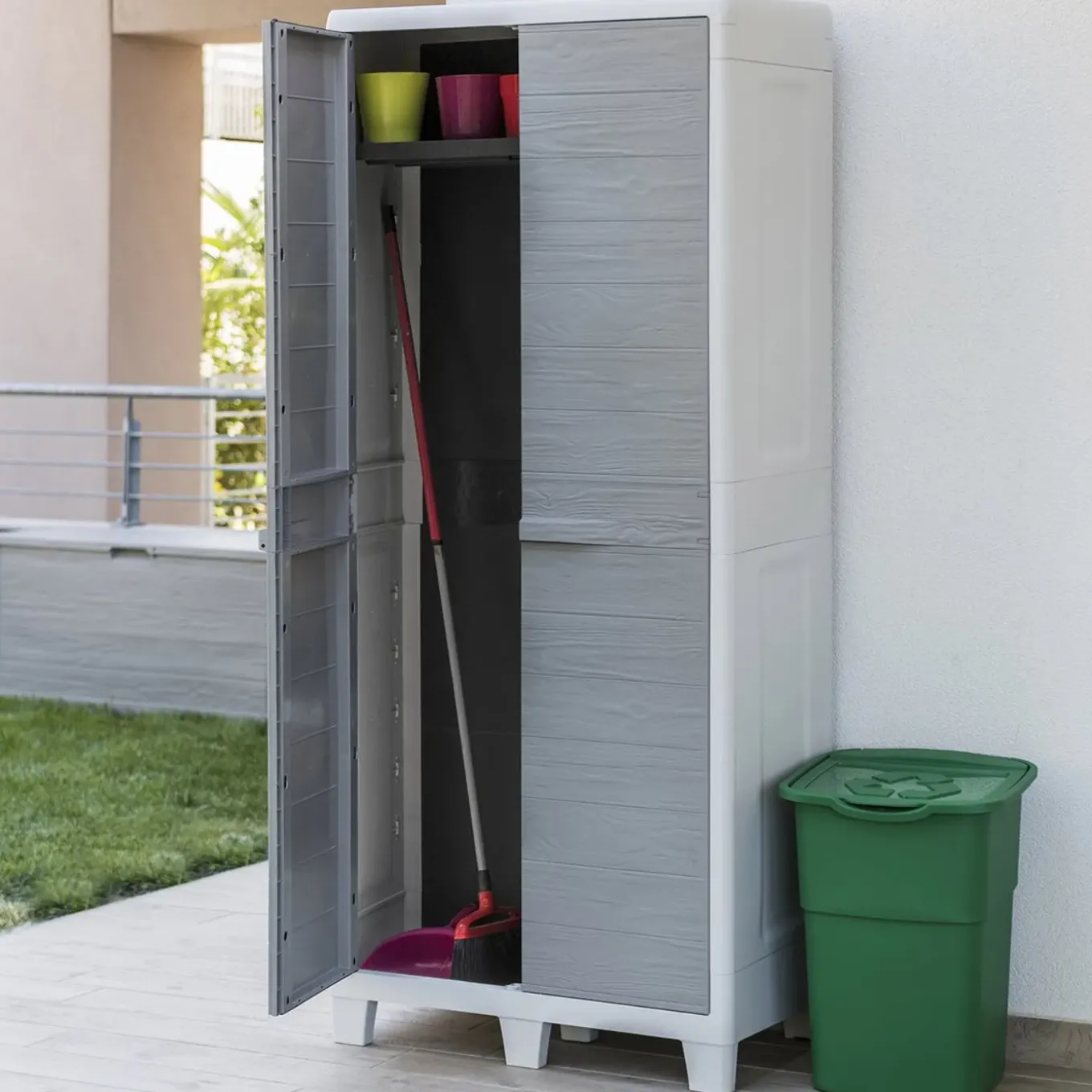 Toomax Florida Xl Utility Opbergkast Hoog - Grijs