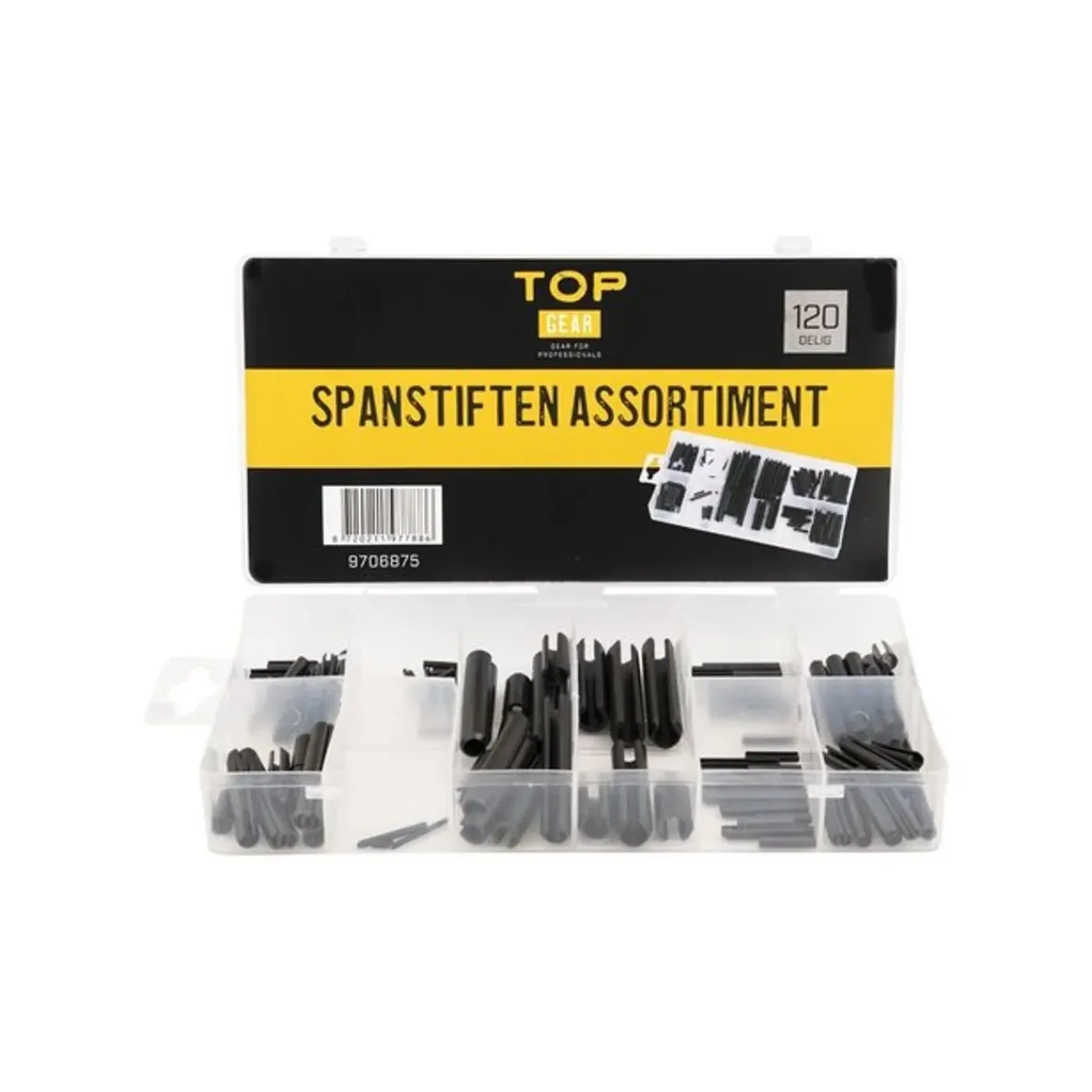 Topgear Paspennen - Spanstiften Assortimentsbox 120 Delig
