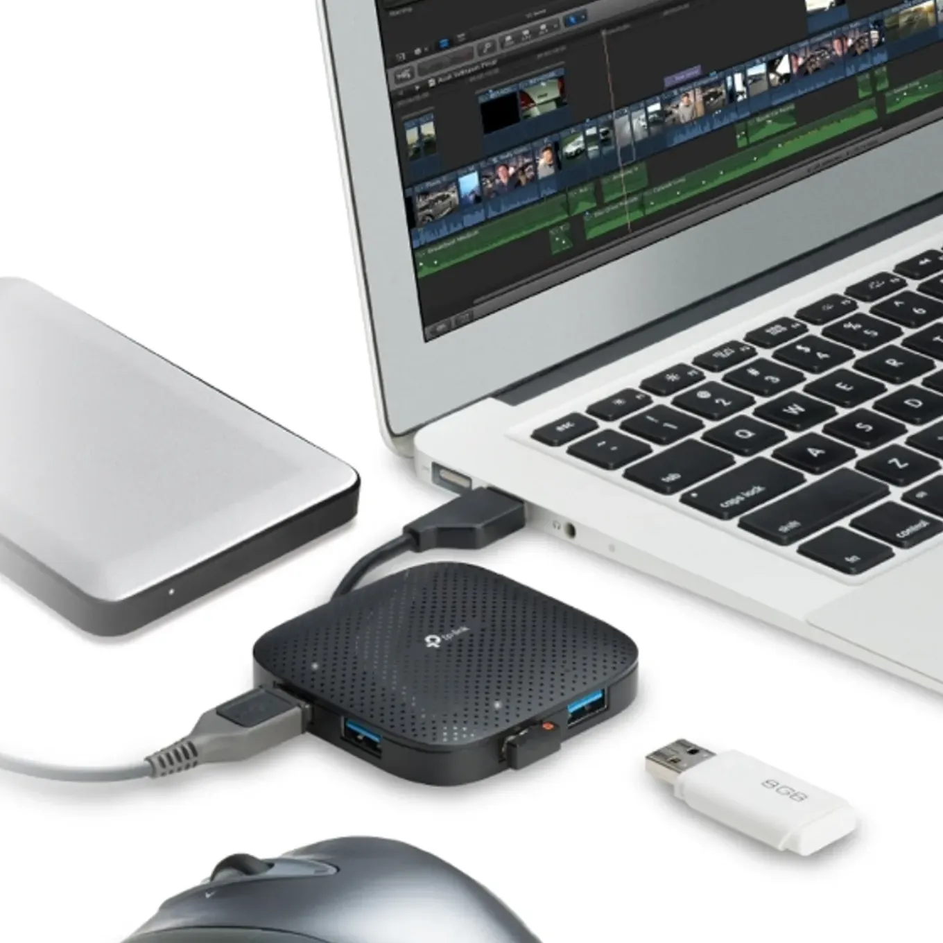 TP-Link draagbare hub 4 ports USB 3.0
