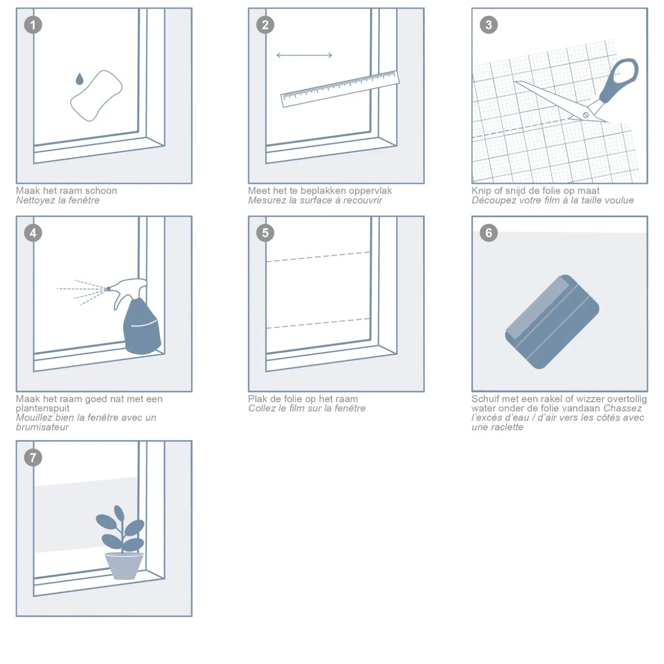 Transform Statische Raamfolie - Linnenlook Transparant - 45 x 150 cm