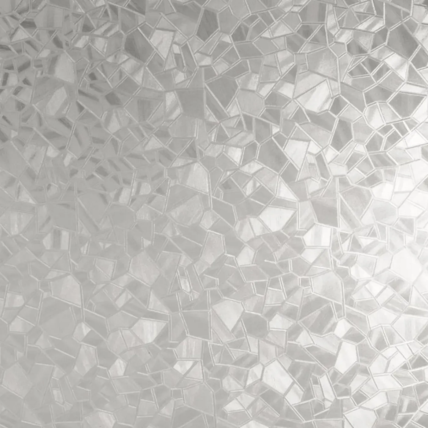 Transform Statische Raamfolie - Mozaiek Transparant - 67,5 x 150 cm