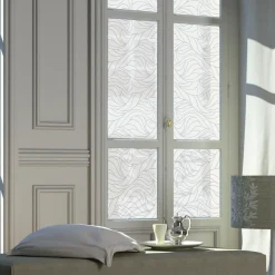 Transform Statische Raamfolie - Golven Transparant - 45 x 150 cm