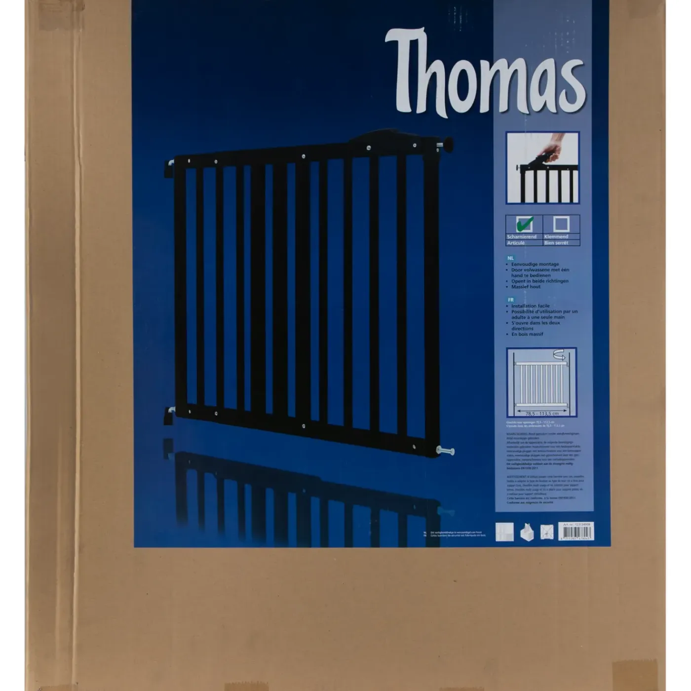 Overig Traphek Thomas - zwart - 78,5 - 113,5 cm - 73,5 cm hoog