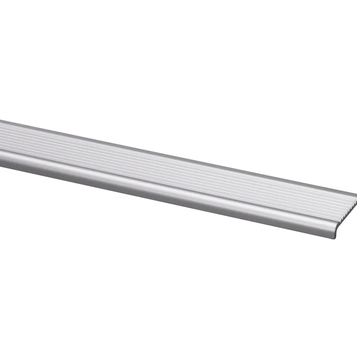 Traplijst aluminium geanodiseerd 5x25mm naturel 200cm