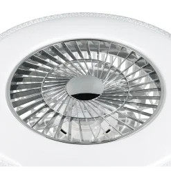 Trio - Plafondventilator Harstad - Zilver - 60x60x18 Cm