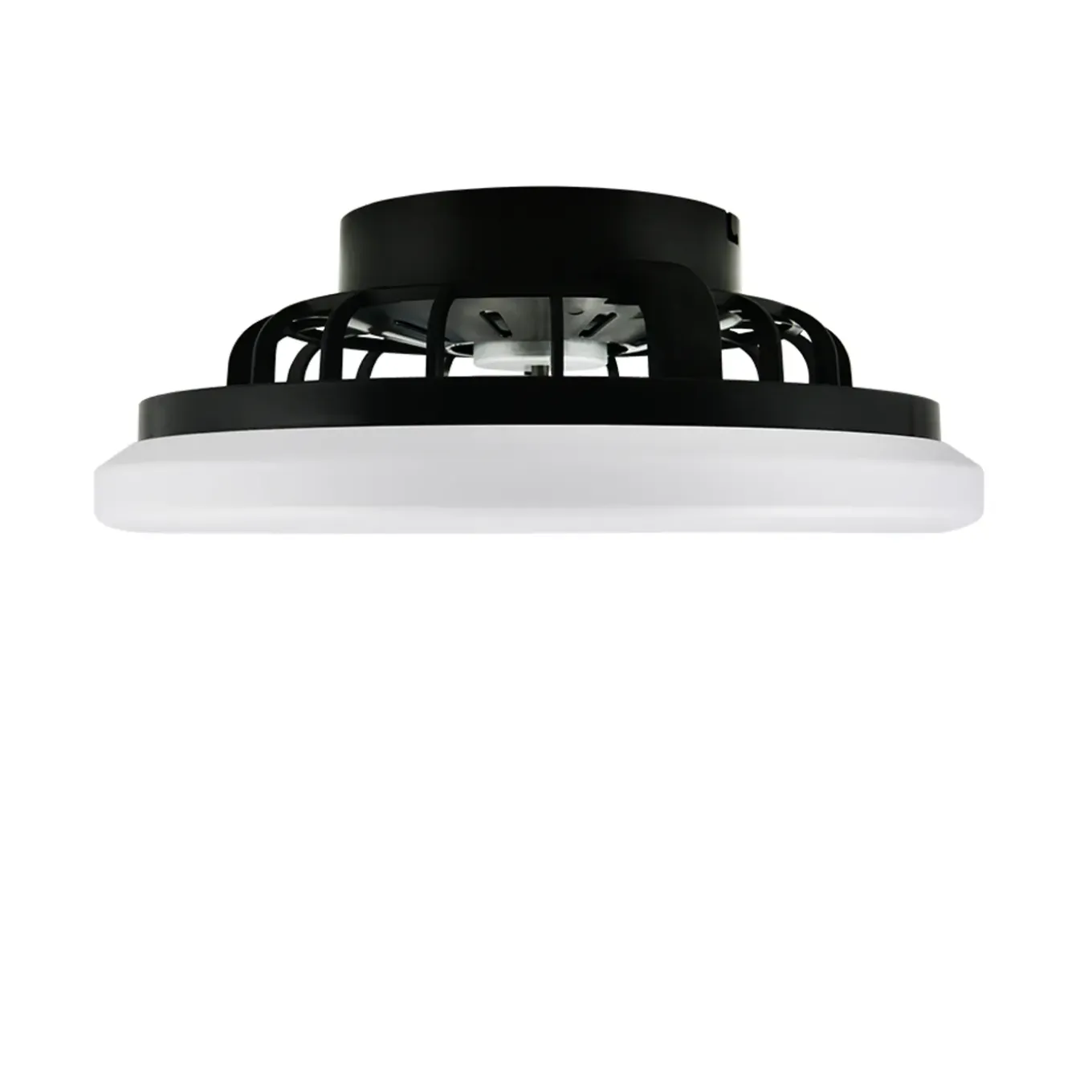 Trio - Plafondventilator Rotsund - Zwart - 38x38x14 Cm