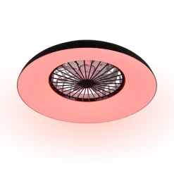 Trio - Plafondventilator Svaerholt - Zwart - 60x60x19.5 Cm