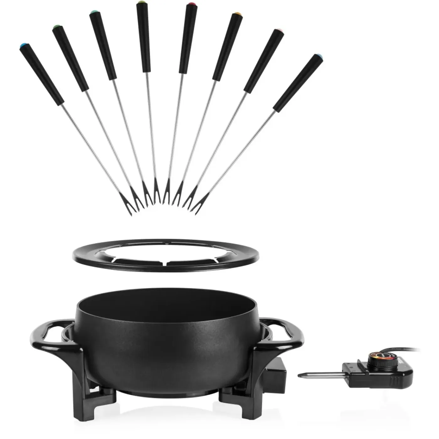 Tristar Fonduepan - Elektrische Fondue - 1,5 Liter - 8 Personen - 1000 Watt - FO-1107