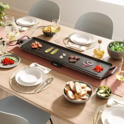 Tristar Table Grill Slim Xl - Tafelgrill - Antiaanbaklaag - Regelbare Thermostaat - BP-2669