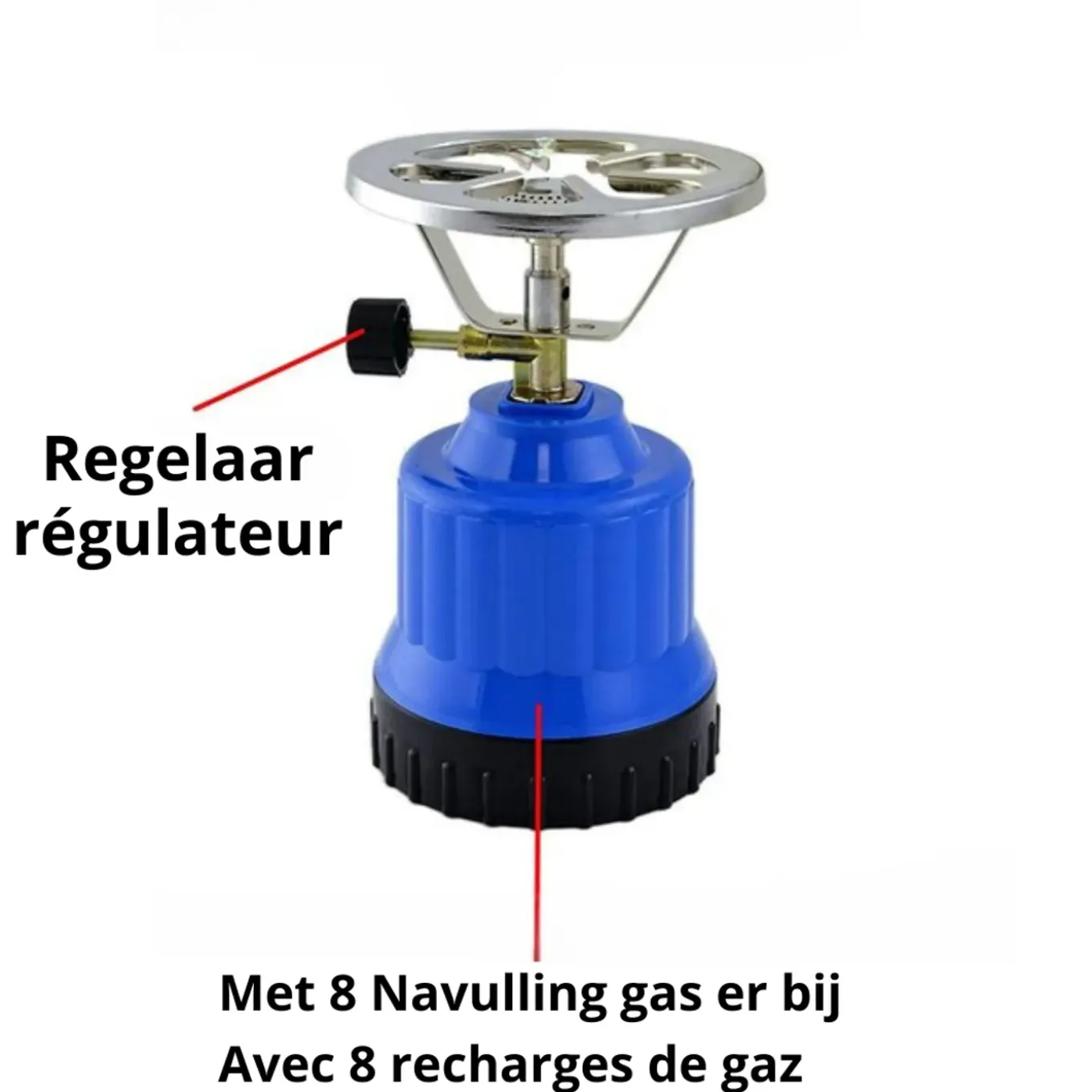 TronicXL Gaskooktoestel - campingkooktoestel - gasfornuis - camping - butaangasbrande - kookvuurtje