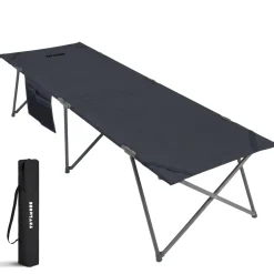 Trvlmore Veldbed Opvouwbaar - 150kg Draagvermogen - Stretcher 1 Persoons - Grijs