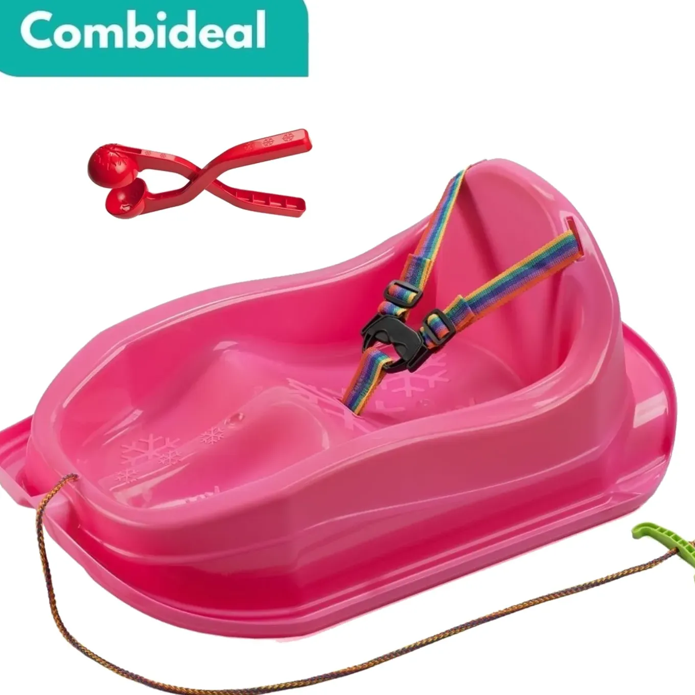 Tuilana - Combideal - Sneeuwslee - Met Sneeuwbalknijper - Blauw