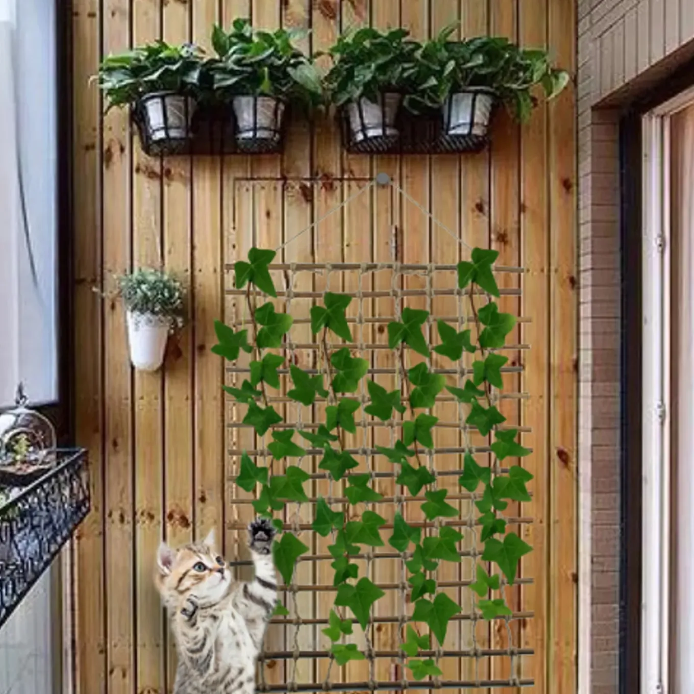 Tuinchamp Decoratieladder Wilg 30x200 Cm