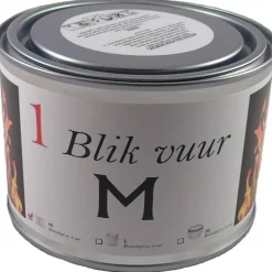 Tuinfakkel In Blik - 4x - 4 Branduren - 11 X 7 Cm
