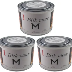 Overig Tuinfakkel In Blik - 3x - 4 Branduren - 11 X 7 Cm
