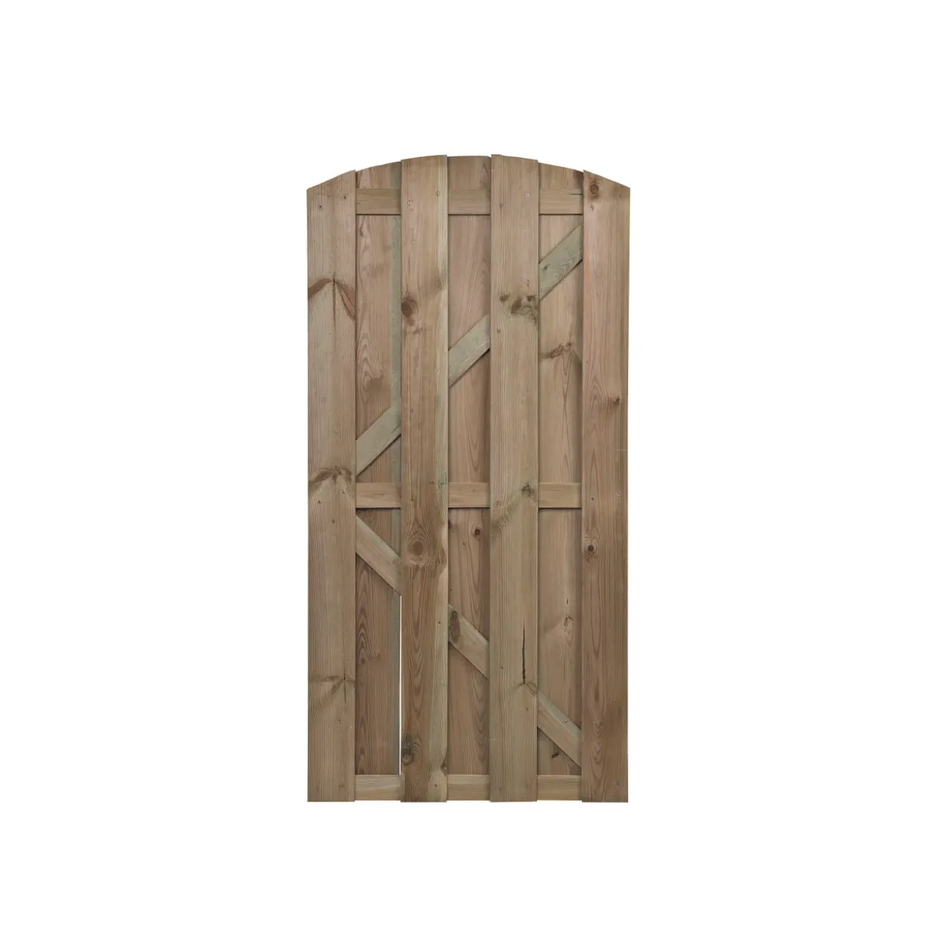 Tuinpoort Cardiff Toog - Grenen - Groen - 90x180cm