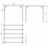 Tuintoppers Pergola Patagonië Prieel 300 x 300 cm