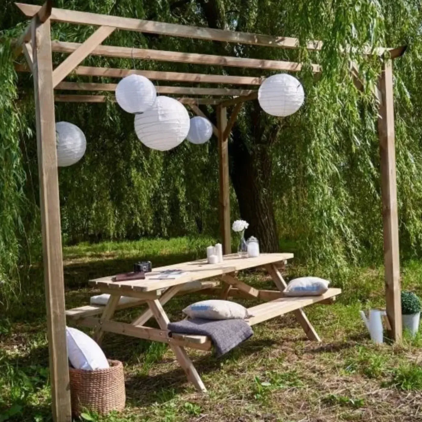 Tuintoppers Pergola Patagonië Prieel 300 x 300 cm