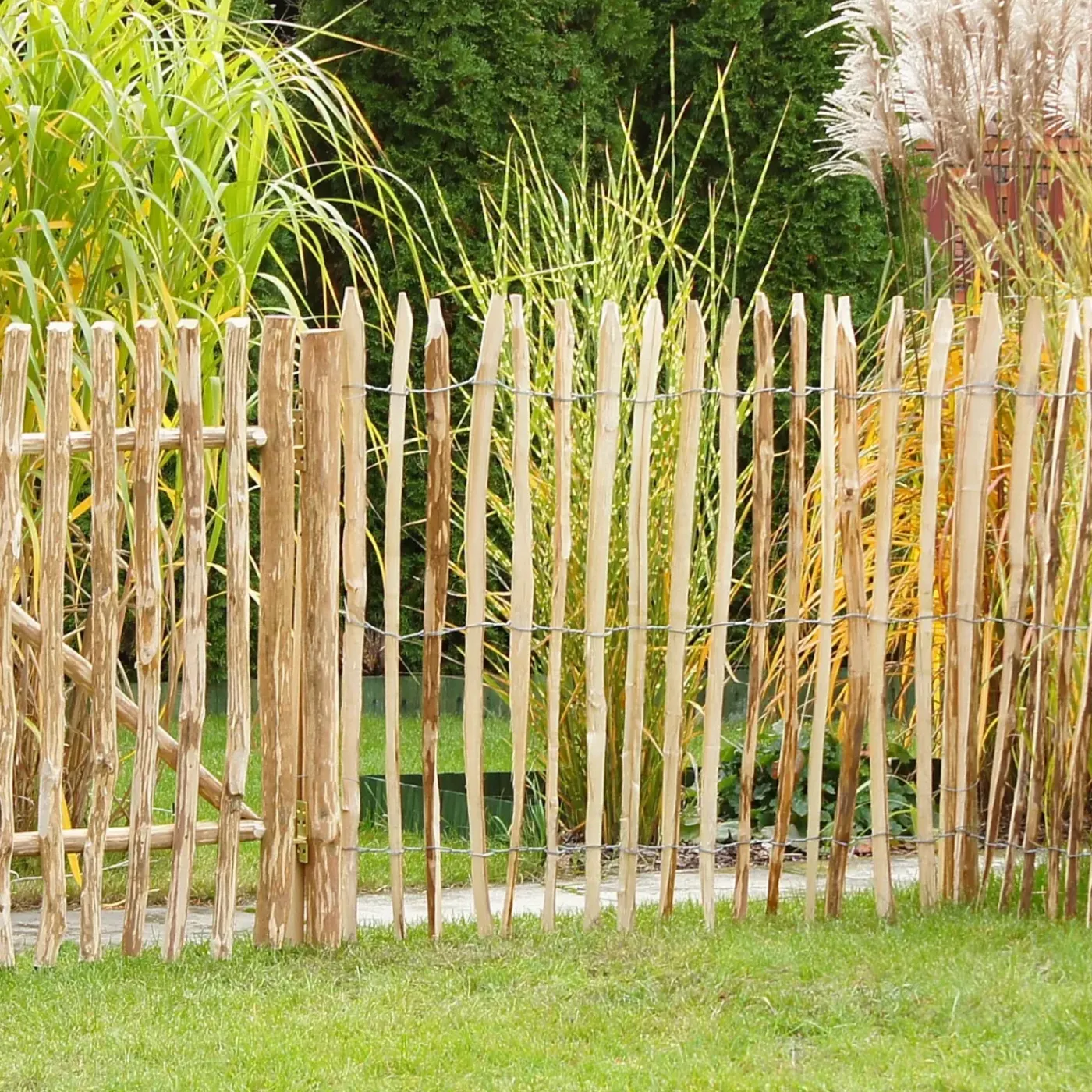Tuintoppers Schapenhek Rol Hazelaarhout 500 x 100 cm - Latafstand 3 - 5 cm