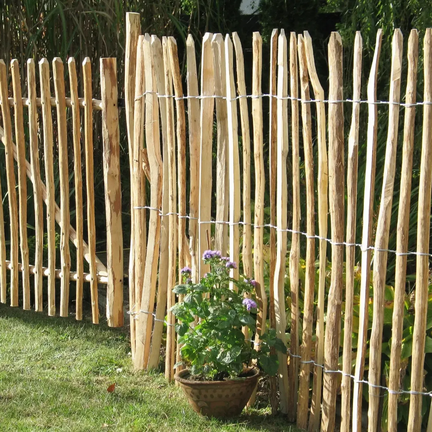 Tuintoppers Schapenhek Rol Hazelaarhout 500 x 100 cm - Latafstand 3 - 5 cm