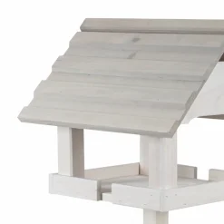 Tuintoppers Vogelvoederhuis Op Paal Grey/white Wash – Apex Design