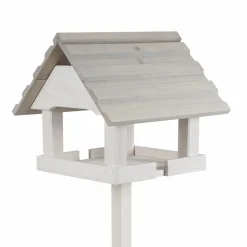 Tuintoppers Vogelvoederhuis Op Paal Grey/white Wash – Apex Design