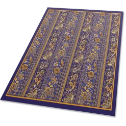 Tulup - Buitenkleed - Vintage Paisley - Blauw - 60x90 Cm - Tapijt Terras Buiten