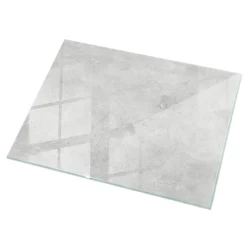 Tulup - Glasplaat - Rechthoek - Bruin - 120x80 Cm - Glazen Tafelblad - Eettafel