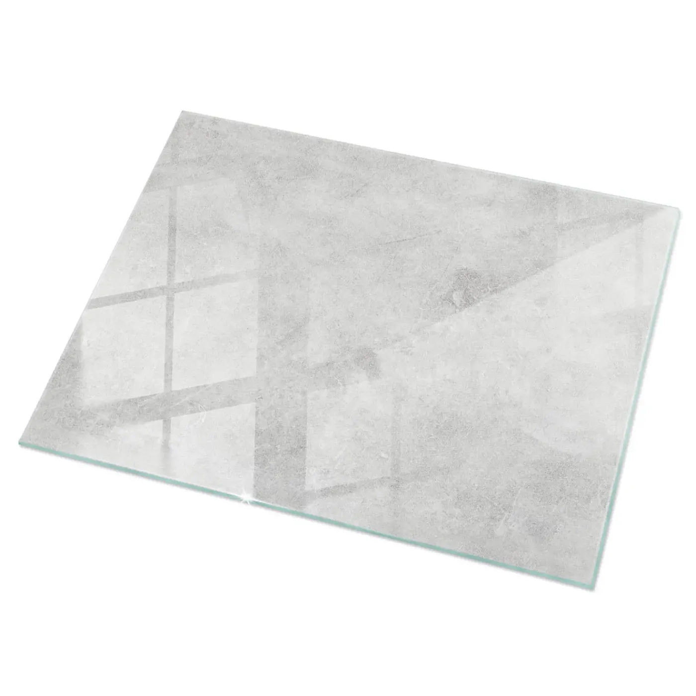 Tulup - Glasplaat - Rechthoek - Bruin - 120x80 Cm - Glazen Tafelblad - Eettafel