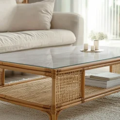 Tulup - Glasplaat - Rechthoek - Bruin - 120x80 Cm - Glazen Tafelblad - Eettafel