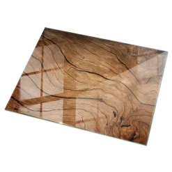 Tulup - Glasplaat - Rechthoek - Zwart - 120x80 Cm - Glazen Tafelblad - Eettafel