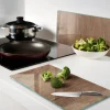 Tulup - Glazen Snijplankenset - Hout - Bruin - 2 St 30x52 Cm - Dienblad Antislip - Broodplank