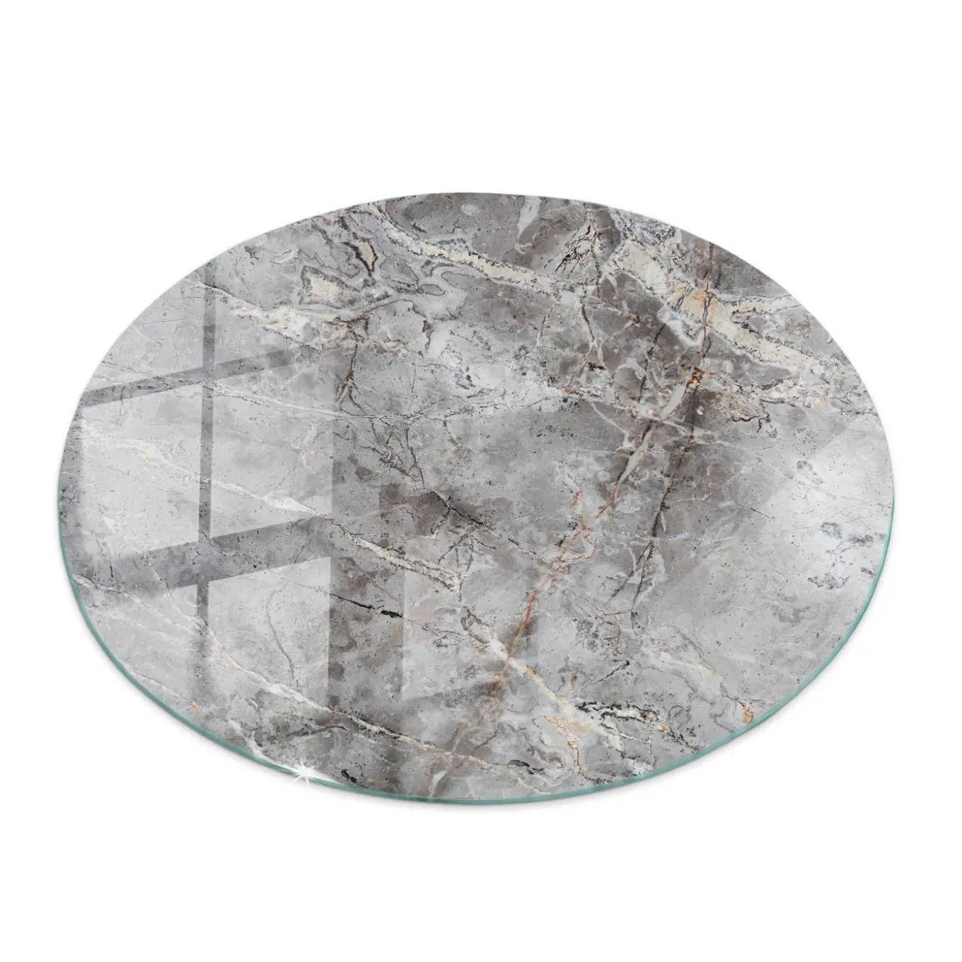 Tulup - Glazen Tafelblad - Vierkant - Zwart - 80 Cm - Glasplaat - Bureaublad