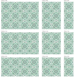 Tulup - Plakfolie Op Raam - Groene Symmetrie - Groene - 100x146 Cm - Raamfolie Anti Inkijk
