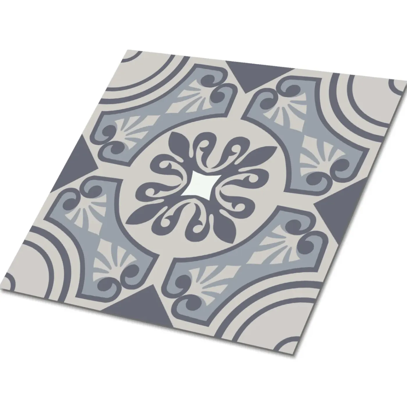 Tulup - Plaktegels - Klimaten Van Het Oosten - Grijs - 9 St 30x30 Cm - Vinyltegels Vloer Zelfklevend