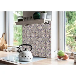 Tulup - Plaktegels Vloer - Mandala - Veelkleurig - Verpakking Van 9 St. 30x30 Cm - Vinyl Tegels