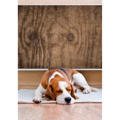 Tulup - Radiator Afdekmat - Oud Hout - Zwart - 100x60 Cm - Magnetische Radiatormat