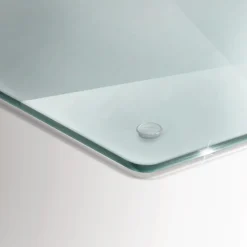 Tulup - Snijplank Glas - Rechthoek - Transparant - 52x40 Cm - Broodplank - Antislip Dienblad