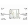 Tulup - Tafelblad - Rechthoek - Grijs - 60x60 Cm - Glasplaat - Bureaublad