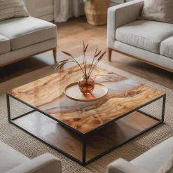 Tulup - Tafelblad - Rechthoek - Grijs - 60x60 Cm - Glasplaat - Bureaublad
