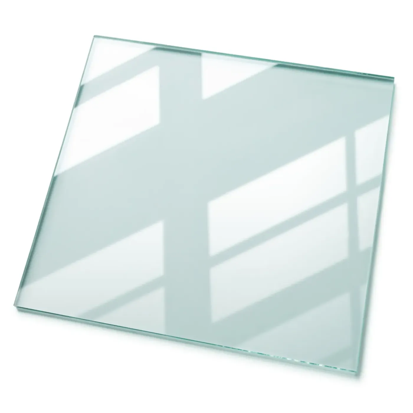 Tulup - Tafelblad - Rechthoek - Transparant - 50x50 Cm - Glasplaat - Bureaublad