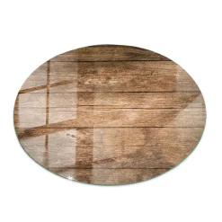 Tulup - Tafelblad Rechthoek - Vierkant - Zwart - 90 Cm - Glasplaat - Bureaublad