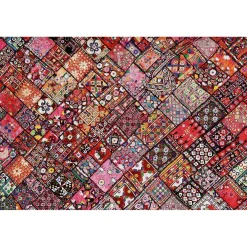 Tulup - Tapijt Voor Buiten - Patchwork Mozaïek - Rood - 60x90 Cm - Buiten Tapijt