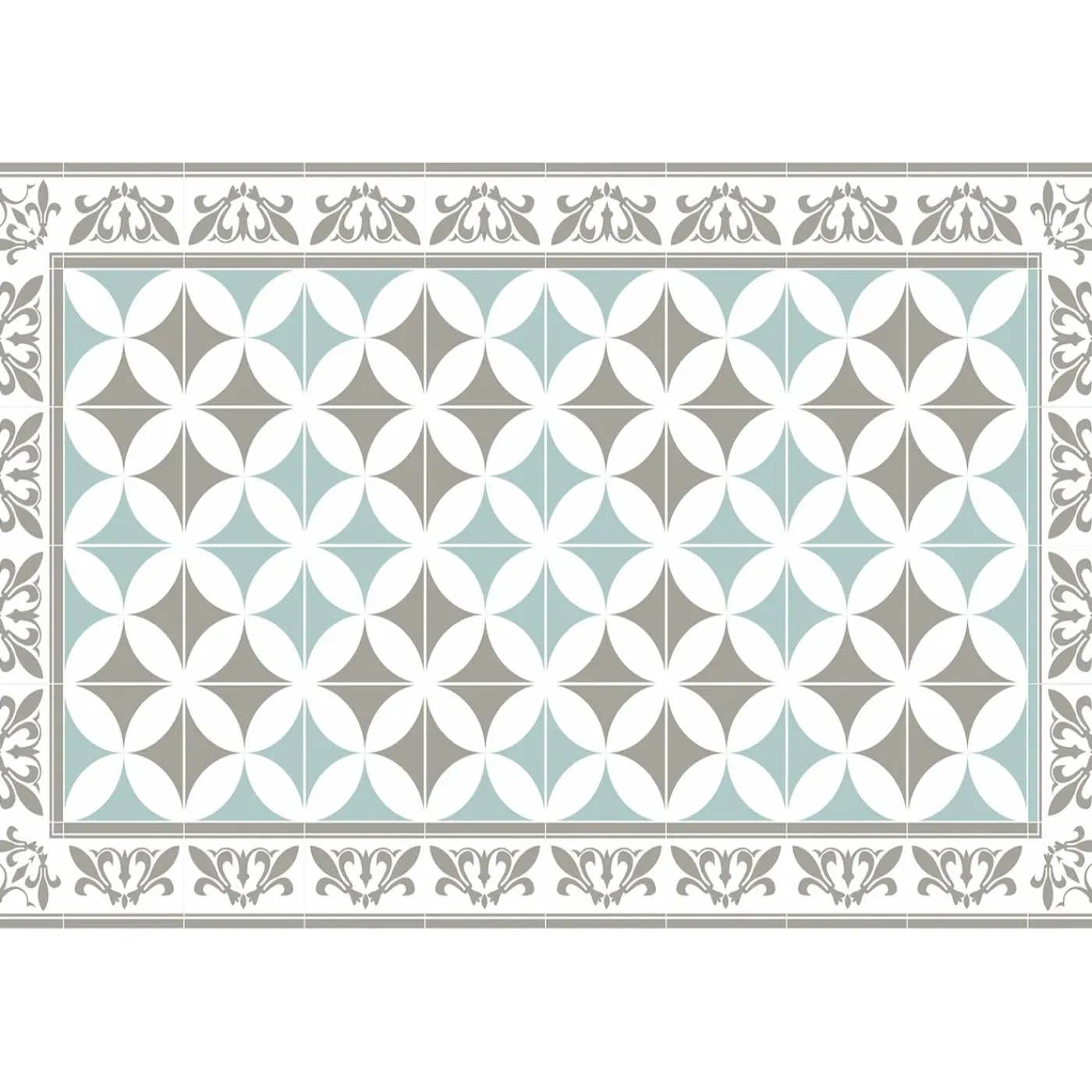 Tulup - Tapijt Voor Buiten - Portugese Tegels - Blauw - 60x90 Cm - Buiten Tapijt