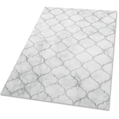 Tulup - Terras Tapijt - Marokkaans Patroon - Groente - 60x90 Cm - Tapijt Buiten