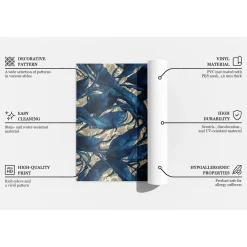 Tulup - Terras Tapijt - Turkse Stijl - Blauw - 60x90 Cm - Tapijt Buiten