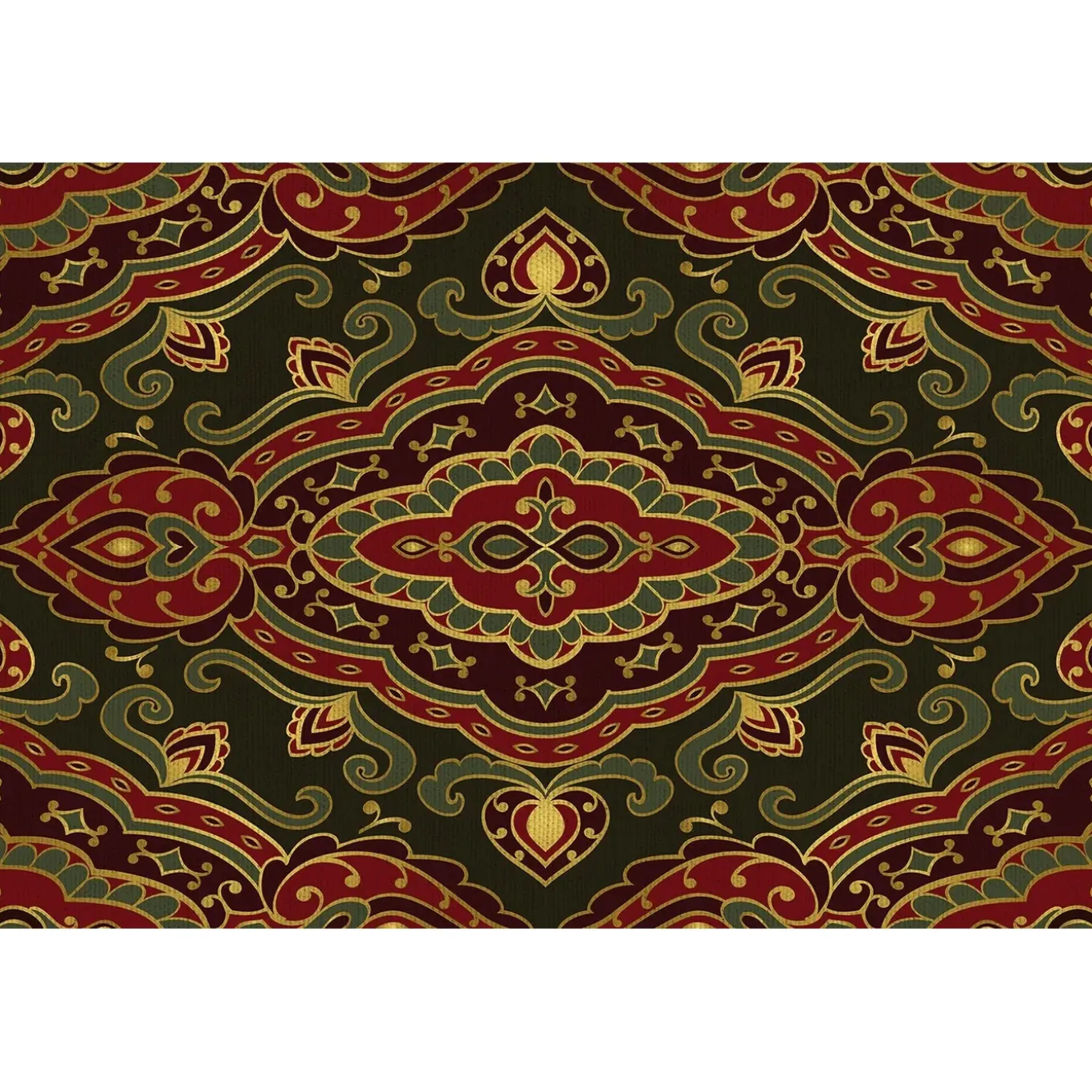 Tulup - Tuinkleed - Plantenpatronen - Zwart - 150x225 Cm - Buitenkleed