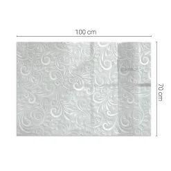 Tulup - Vloerplaat Openhaard - Rechthoekig - Grijs - 100x70 Cm - Plaat Voor Onder Kachel