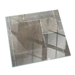 Tulup - Vloerplaat Voor Houtkachel - Vierkant - Beige - 60x60 Cm - Onderplaat Kachel